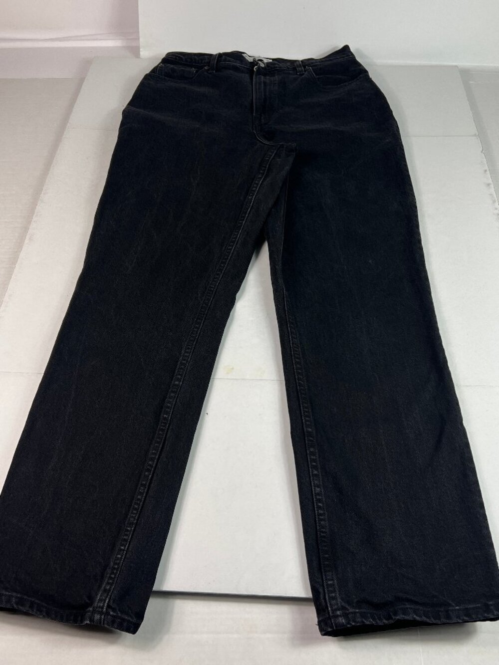 Abercrombie Fitch Jeans Women's 29x29* 90s Straight High Rise Black Denim Tag 8R